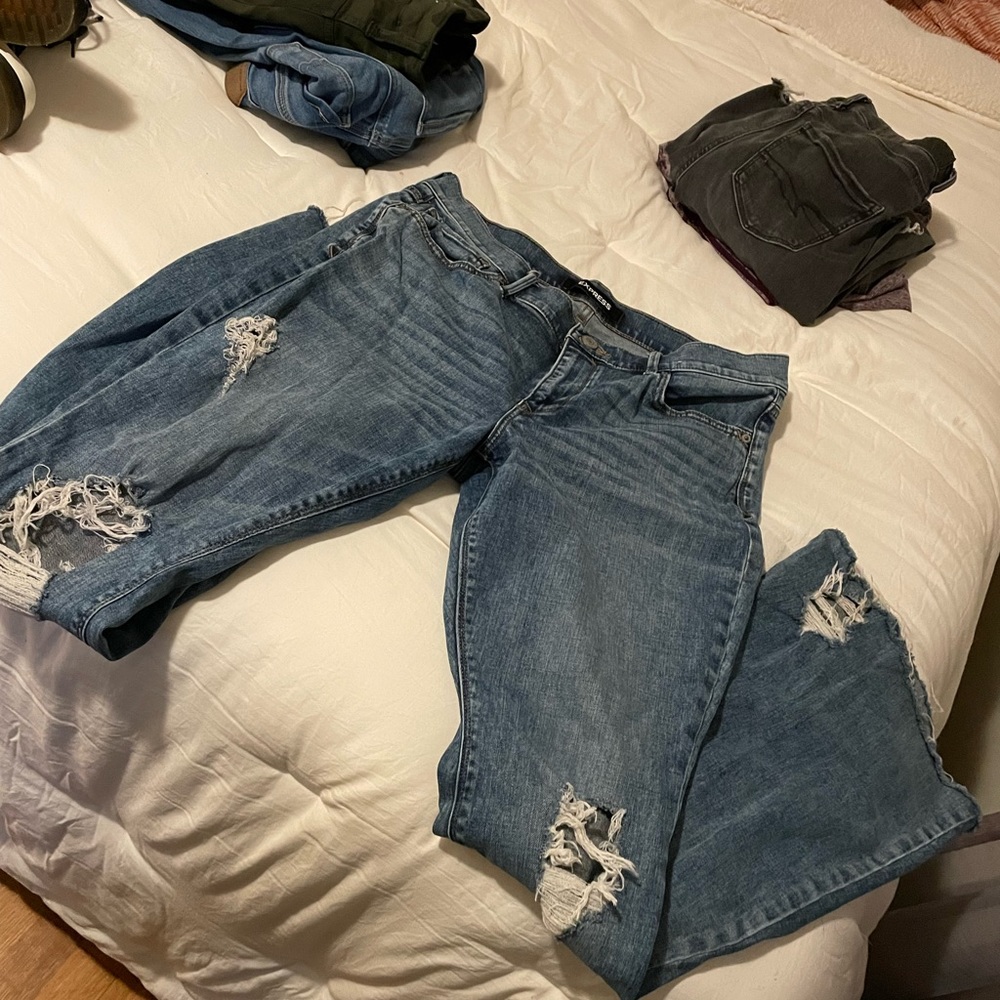 Express flare jeans